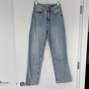 H&M Light Blue Straight Leg Women's Jeans